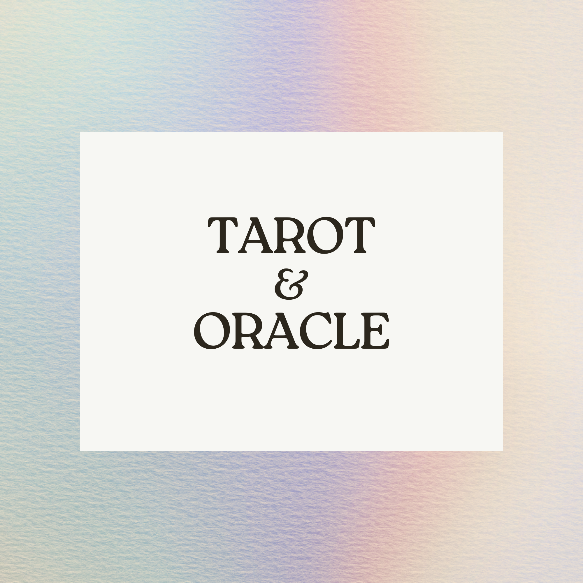 Tarot & Oracle