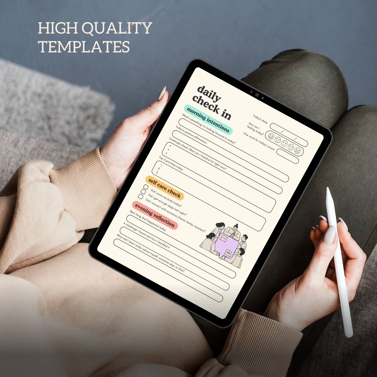 100+ Daily Journal Templates Bundle | Printable, Digital Planner (Instant Download)