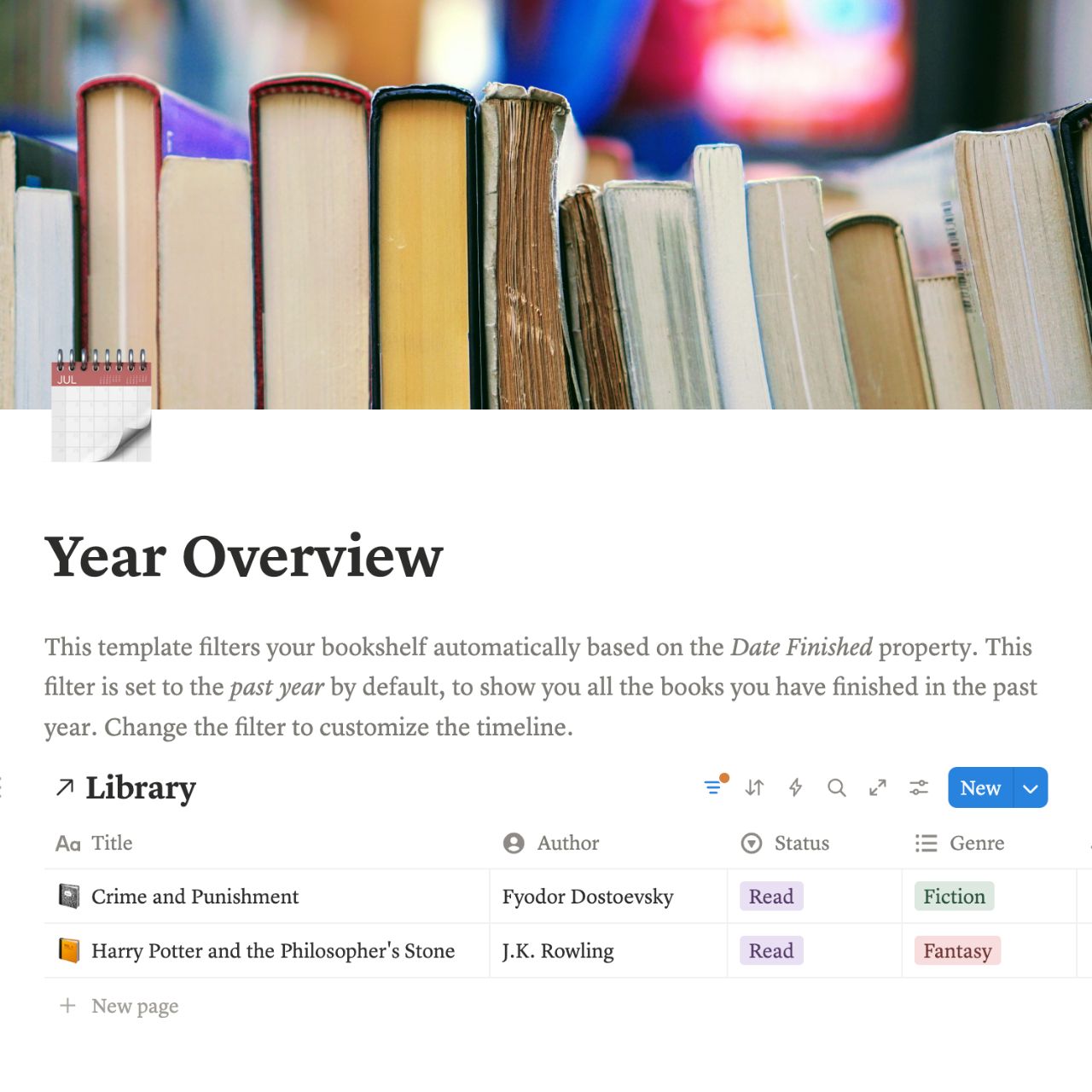 Books stacked with a blurred background, displaying a digital interface with bookshelf management.