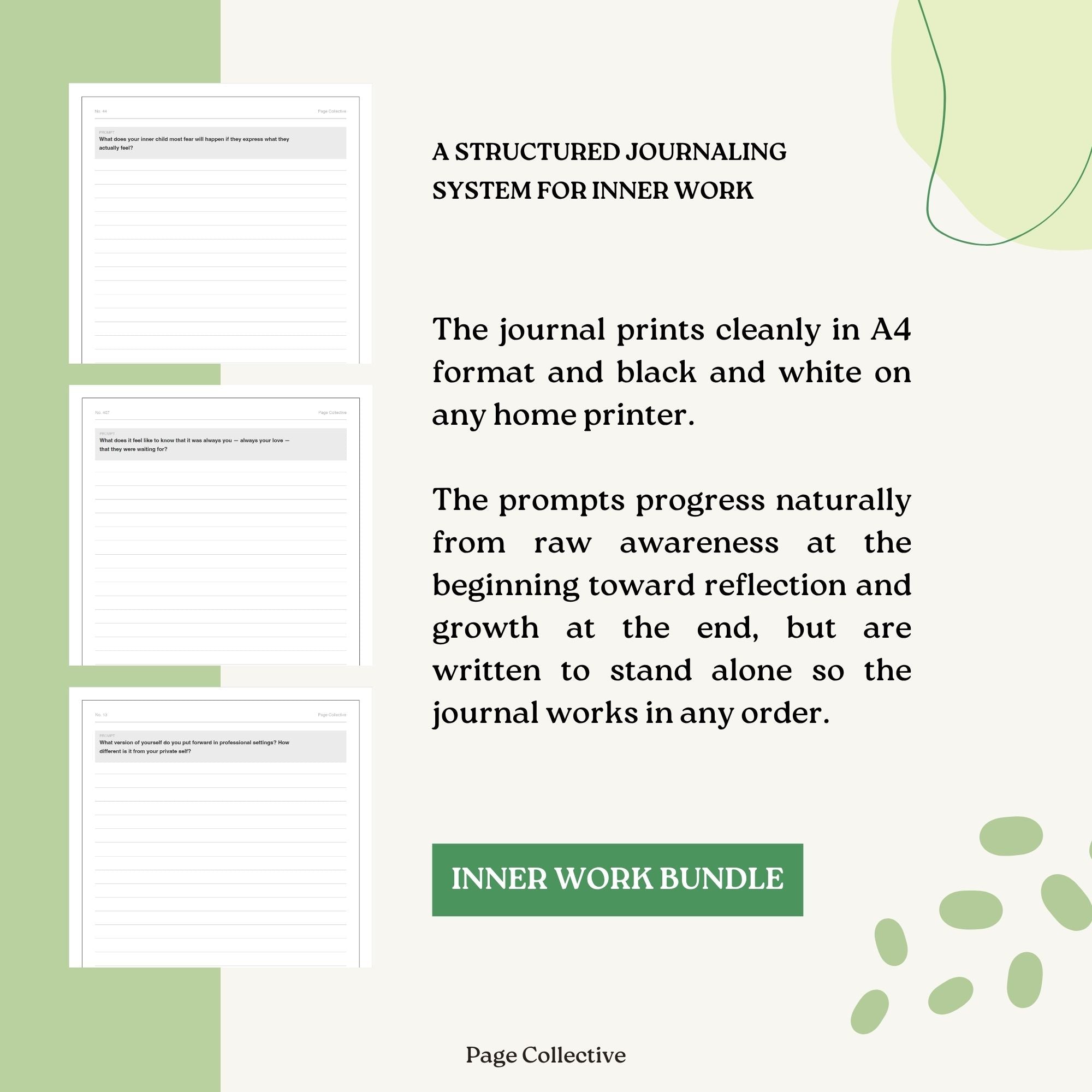 Inner Work Journals Bundle (Self-Discovery+Inner Child)