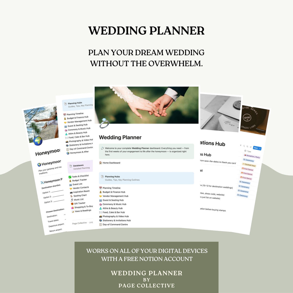 Wedding planner software with a focus on digital planning tools.